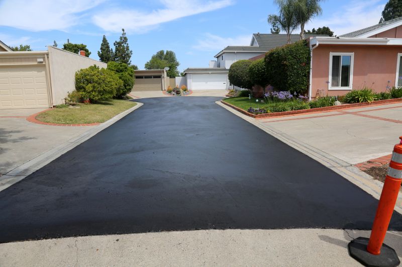 Blacktop Driveway with Sealcoating